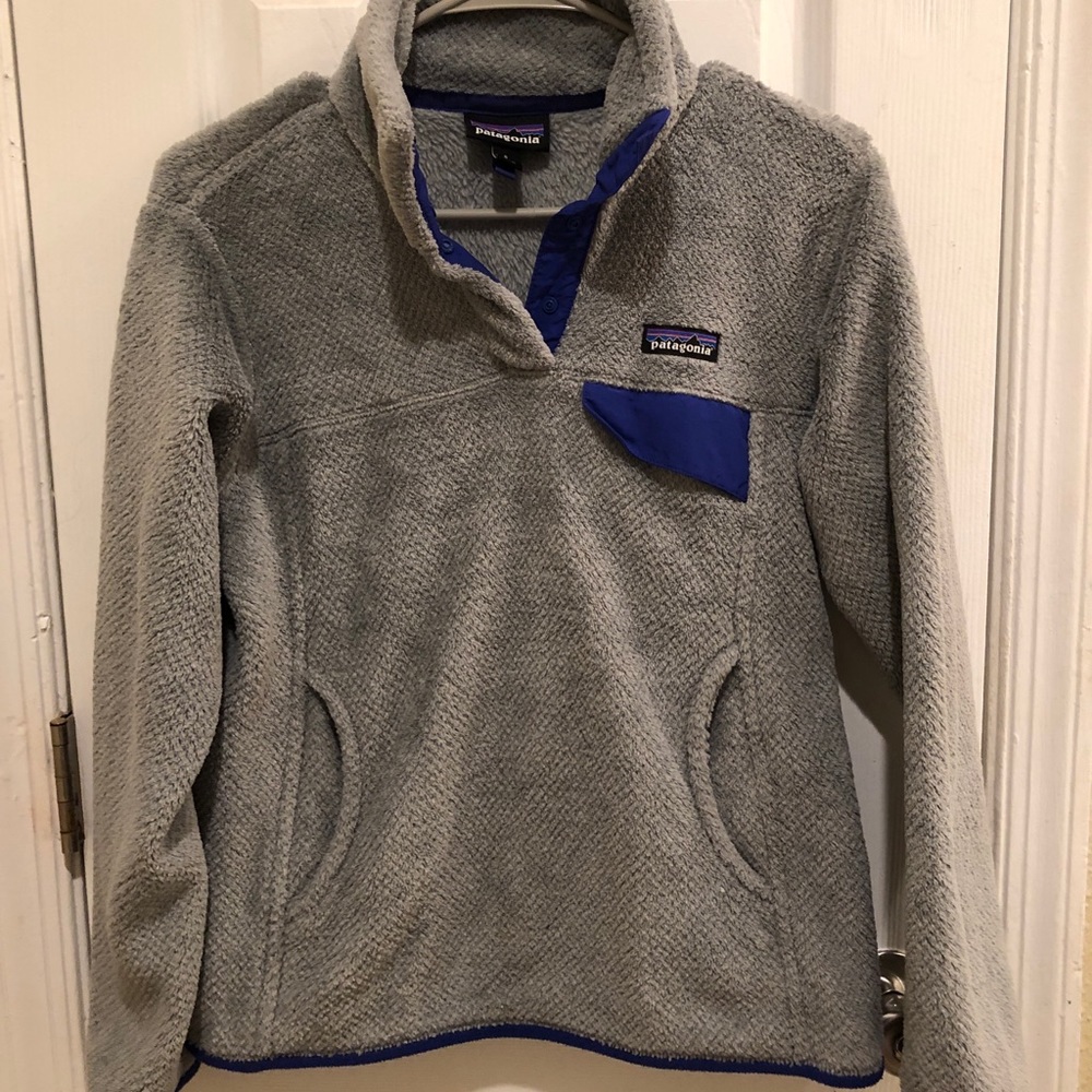 Patagonia Gray and Blue Women's Jacket